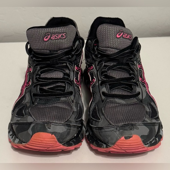 ASICS Women's Running Shoes - Black and Pink - Picture 2 of 6